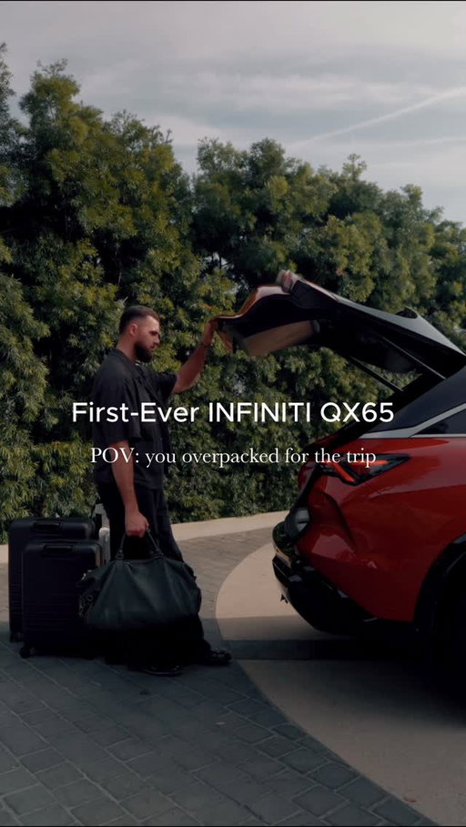 Loading up the First-Ever INFINITI QX65 💪 @infinitiusa #INFINITIQX65 #INFINITIPartner
