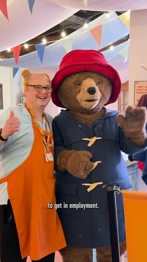 Meet Michael! 🐻 Listen to Michael, a dedicated member of #ThePaddingtonBearExperience team, talk about his role and how @employable.org.uk have supported him in getting started and thriving at work.

EmployAble’s mission is to work with partners, like The Paddington Bear™ Experience, to create a world where people with learning disabilities and autism who want to work, can work.

#paddingtonbear #thingstodoinlondon #londonactivities