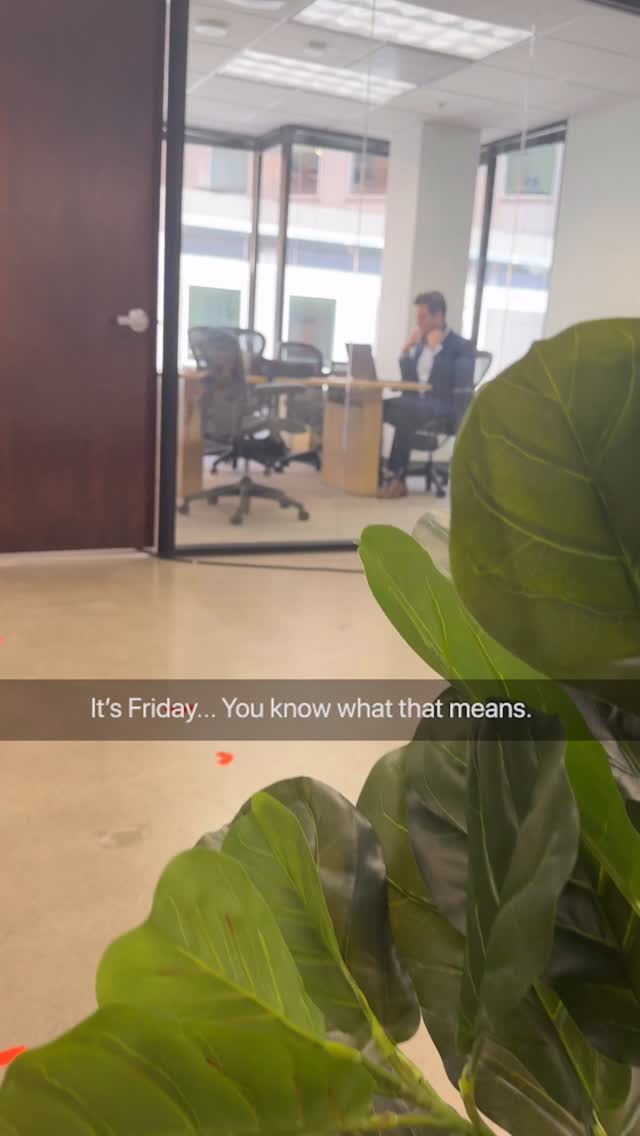 It means we’re leaving early for happy hour!