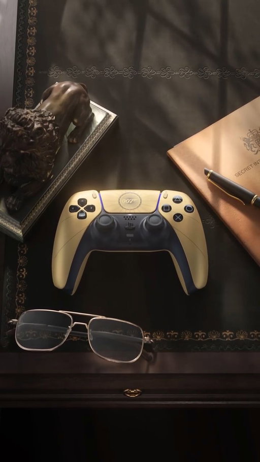 The Man with the Golden Controller.
 
Pre-orders are live today for the 007 First Light Limited Edition DualSense Wireless Controller.