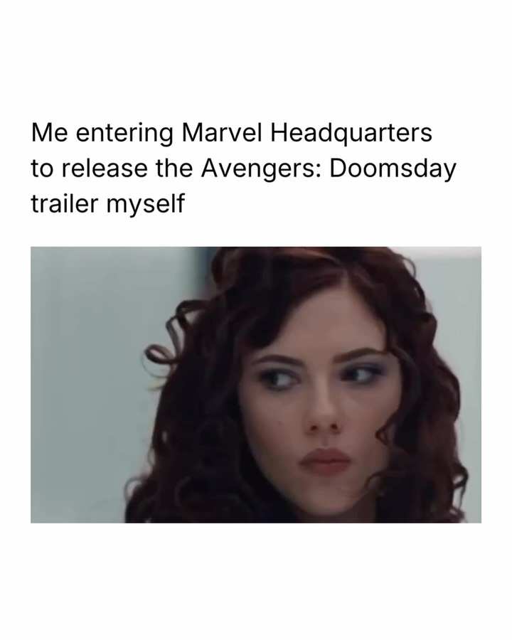 Just release the trailer already 😭🙏

Avengers Doomsday made its first appearance at CinemaCon and it’s already being called the next Endgame level event. The footage reportedly opens with Robert Downey Jr. as Doctor Doom, fully suited up and delivering a chilling monologue before everything spirals into full multiverse chaos with the Avengers, X-Men, Fantastic Four and Thunderbolts all colliding on screen.

With the Russo Brothers directing and Doctor Doom being teased as an even bigger threat than Thanos, the hype is already out of control even without an official online release. December can’t come fast enough.

Like this content? Follow @memezar for more ❤️

#memezar #marvel #avengersdoomsday #mcumemes