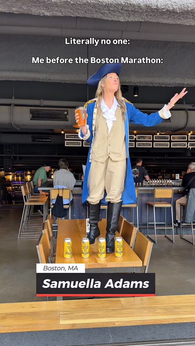 i am so tapped 🤣 (no pun intended) 
it’s almost Boston Marathon time! Good luck to the runners and enjoy your 26.2 brew m the other side of the finish line 

#boston #bostonmarathon #massachusetts #newengland #21plus