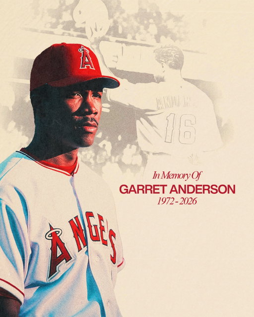 We are deeply saddened to announce the passing of Angels Hall of Famer Garret Anderson. 

Garret will forever hold a special place in the hearts of Angels fans for his professionalism, class, and loyalty throughout his career and beyond.

We extend our heartfelt condolences to the entire Anderson family.