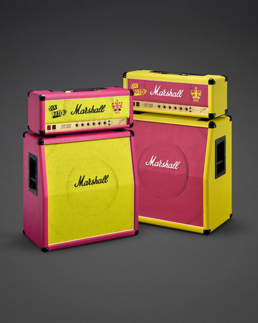 This year marks the 50th anniversary of the @sexpistols and Never Mind The Bollocks, a band and album that defined rebellion.

To celebrate, we’ve teamed up with the Pistols and their legendary guitarist @jonesysjukebox to create a limited-edition JCM800 and 1960A 4x12 Angled Cabinet, finished in the bold pink and yellow of ‘Never Mind the Bollocks’ and stamped with a 50th anniversary badge.

Available at marshall.com & sexpistolsofficial.com