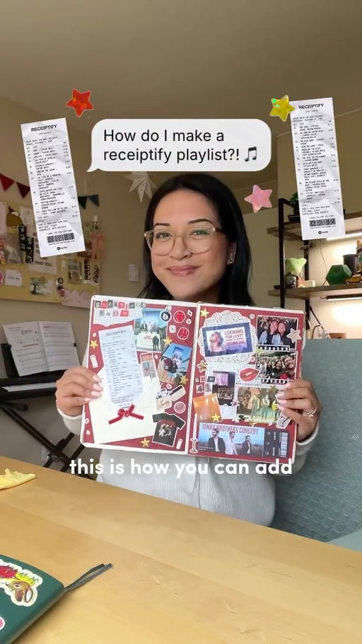 Receiptify tutorial! It’s a cute receipt with your top @spotify tracks from the past month :) 

printer is @epsonamerica ecotank 

#journal #journalinspiration #journalwithme #journalideas
