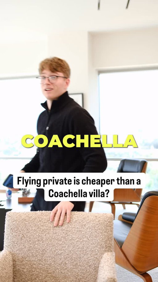 Did you know that it’s cheaper to fly private than to stay in a villa at Coachella? #Amaflijetsapp #Coachella #JustinBieber