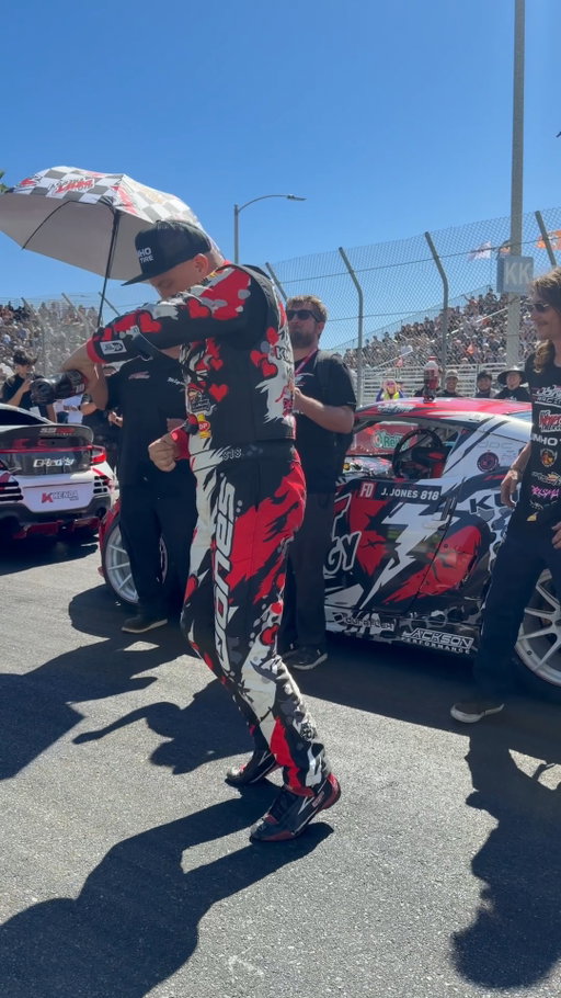 A week ago, #TeamKumho competed in the first round of the 2026 @formulad season in Long Beach, California. An exciting season awaits, starting with a podium finish by @jackshanahan59!

#KumhoTire #FormulaDRIFT