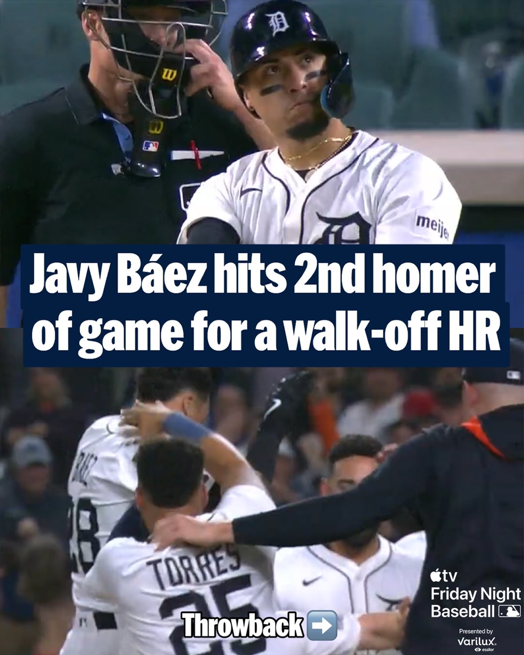 El Mago delivered this act against the Red Sox last season 🪄

The two teams clash tonight on #FridayNightBaseball!