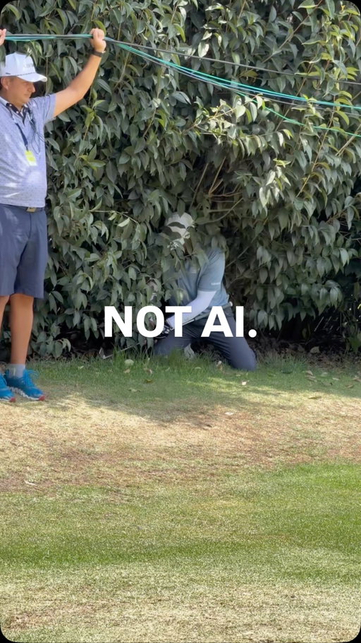 This is probably the most unorthodox birdie you’ve seen in 2026 🤯