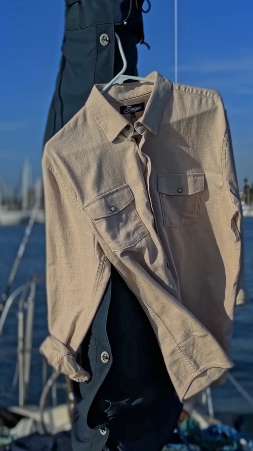 Set sail, catch the breeze, and wear something that belongs out here.