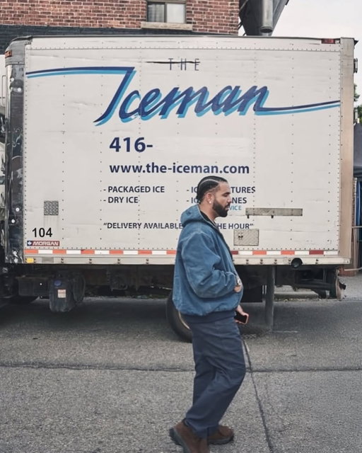 Drake’s rollout for “Iceman” has been hidden in plain sight. 

It started with Drake’s YouTube livestreams in which he gave fans a taste of his new music as he drove around Toronto in an Iceman delivery truck

Outside of the streams, Drake hasn’t been in front of the camera. Instead, he’s using other celebrities to help him introduce the project. Yeat’s music video for “Made It On Our Own” is a shot-for-shot recreation of Drake’s “Toosie Slide.” But the real talking point is the ending - a cameo made by Caleb Williams (aka The Iceman). This is a subtle hint and promotion for the upcoming release. 

The most subliminal hint in “Iceman’s” rollout is the Bell Canada advertisement that Drake shared with fans. 

The ad features Toronto’s 416 area code which is synonymous with Drake’s branding. However, the advertisement notes that the country code of “+1” needs to be paired with the area code to complete a call. This created speculation that Drake would release “Iceman” on Friday, April 17 since the numbers for the date - 417 (4/17) - would be the sum of the equation “416 + 1.”

Do you think The Iceman is coming today?