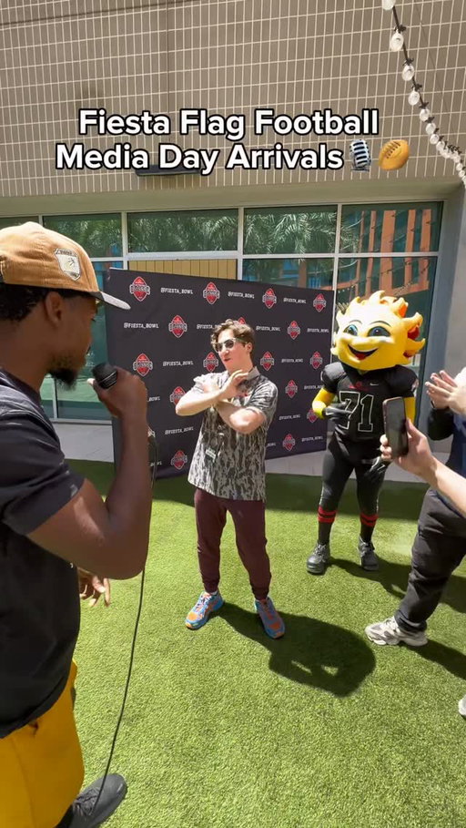 @fiesta_bowl making history this weekend. The game just changed! @oakley_us 🏉🏜️ #flagfootball #fiestabowl #asu