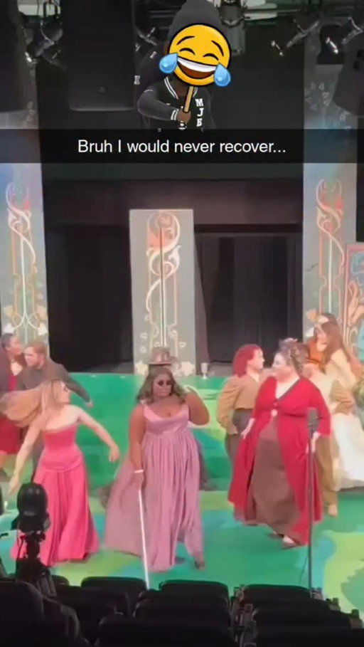 This month's.."Fall Down Friday" One of MOST performers WORST NIGHTMARES, is dropping whilst on stage !! I feel for her, but that shit was funny as she literally dropped in "Dolby stero" 🤣💫
