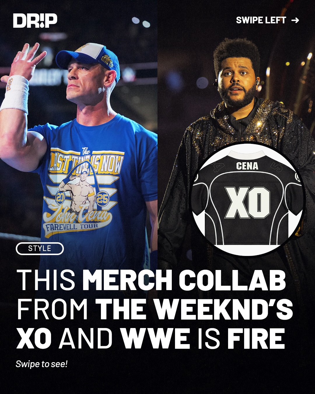 Just in time for Wrestlemania The Weeknd’s XO brand has released a line of merch pairing the WWE with some of his classic XO imagery. 

Available now online and in person at WrestleMania in Las Vegas ‼️