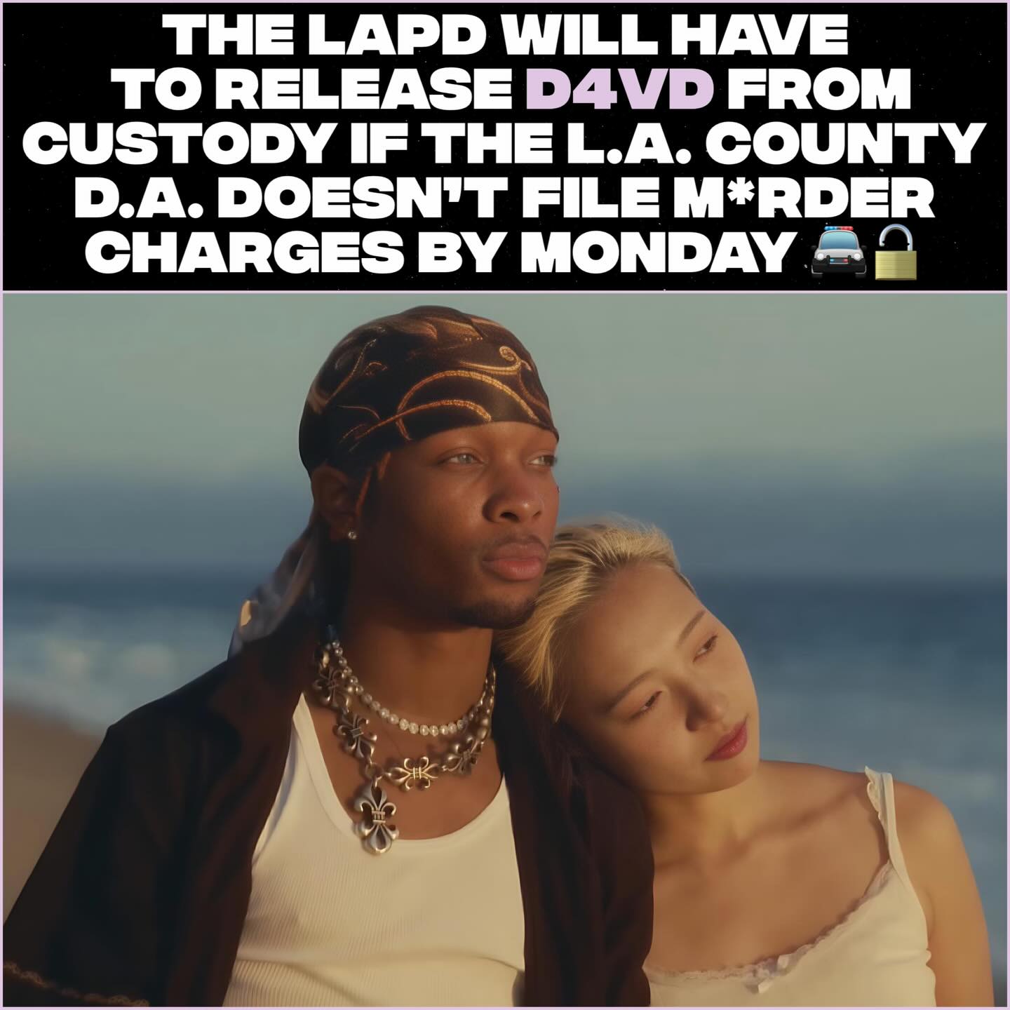 The LAPD will have to release #D4vd from custody if the L.A. County D.A. doesn’t file m*rder charges by Monday. LAPD reportedly arrested singer because they were frustrated with case taking so long. D4vd was taken into custody months after the dismembered body of 14-year-old Celeste Rivas Hernandez was found in the trunk of his Tesla 🔒! #Viral #Explore #Explorepage #Trending
