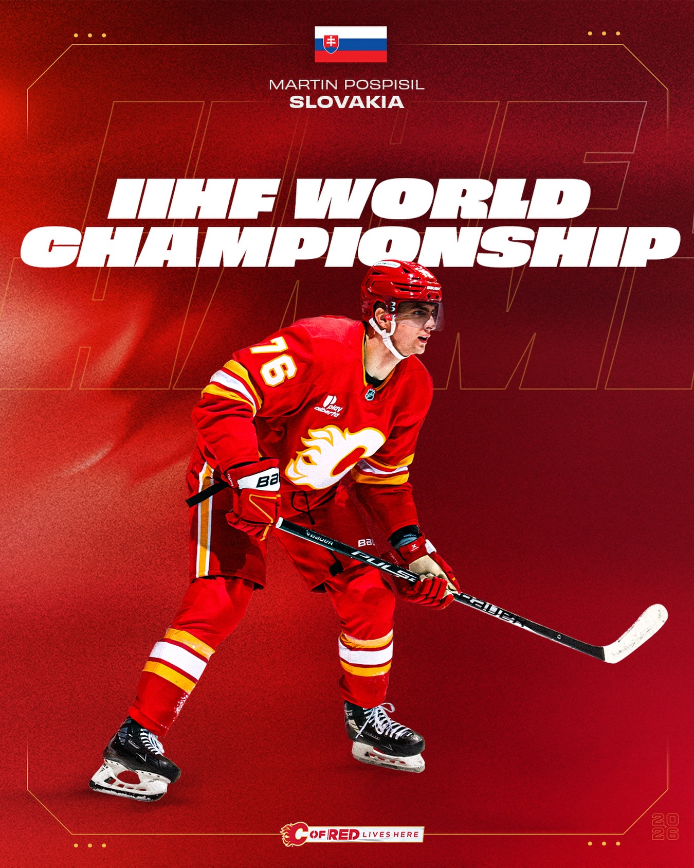 Marty is headed to the 2026 IIHF Men’s World Championship with Slovakia!