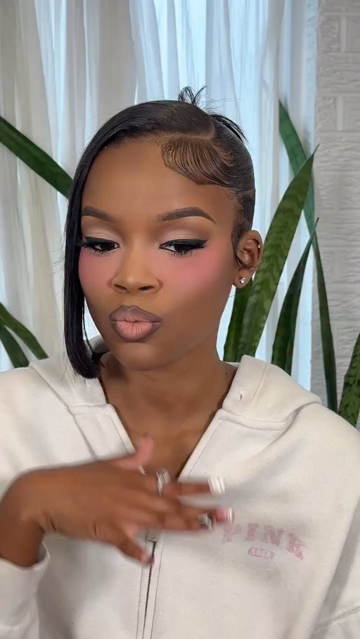 Pink undereye, Pink blush, Pink EVERYTHING!! 💕 Using @juviasplace ‘Blush Lily’ liquid blush mixed w/ @madebymitchell ‘Strawberry Cream’ liquid blursh. Topped with @juviasplace ‘Volume 4’ blush palette & @hudabeauty ‘Cherry Blossom Cake’ 
•
•
#maryonthebeat #nolamua #neworleansmakeupartist #makeuptutorial #pink
