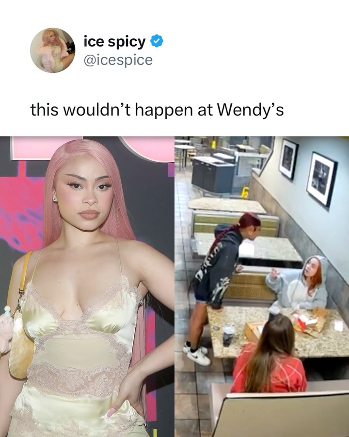 Ice Spice speaks out after her viral McDonald’s altercation and teases new music 👀

“this wouldn’t happen at Wendy’s,” she joked after footage showed a woman approaching her table before hitting her, leading to a fight that carried outside.

Her attorney says the incident has been reported to LAPD and they’re pursuing criminal and civil action over what he calls an unprovoked attack.

🎥 @tmz_tv