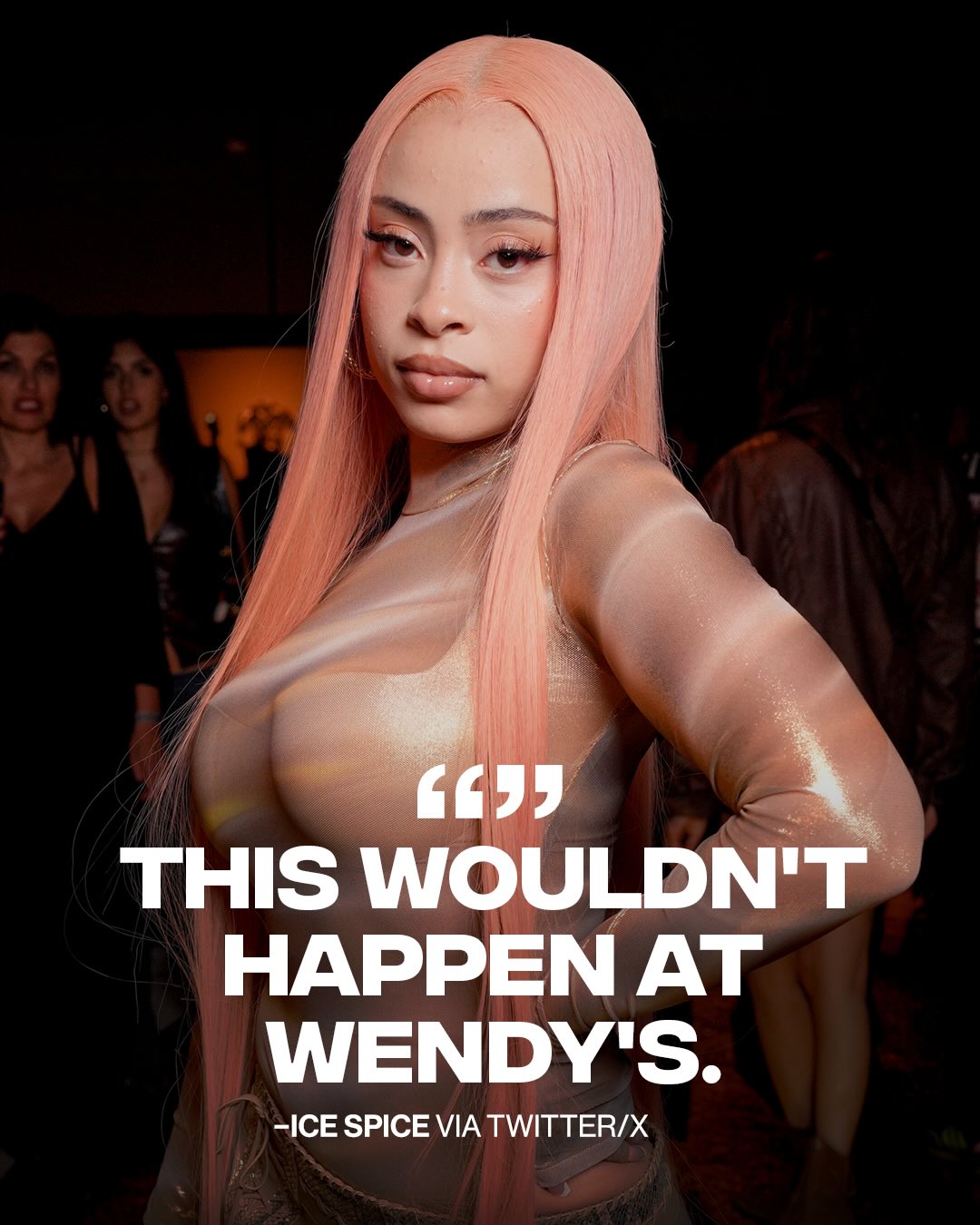 Ice Spice speaks out after being involved in an altercation at a McDonald’s in Los Angeles.

Following the situation, her legal team confirmed that she plans to take legal action against those involved. While details about what happened are still limited, Ice Spice responded saying, “this wouldn’t happen at Wendy’s.”

[📸: @tmz_tv , GETTY ]

Read more about the story @COMPLEX link in bio 🔗