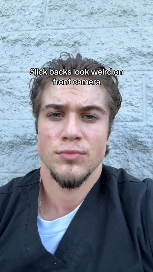front camera isn’t accurate #slickback #jaxteller