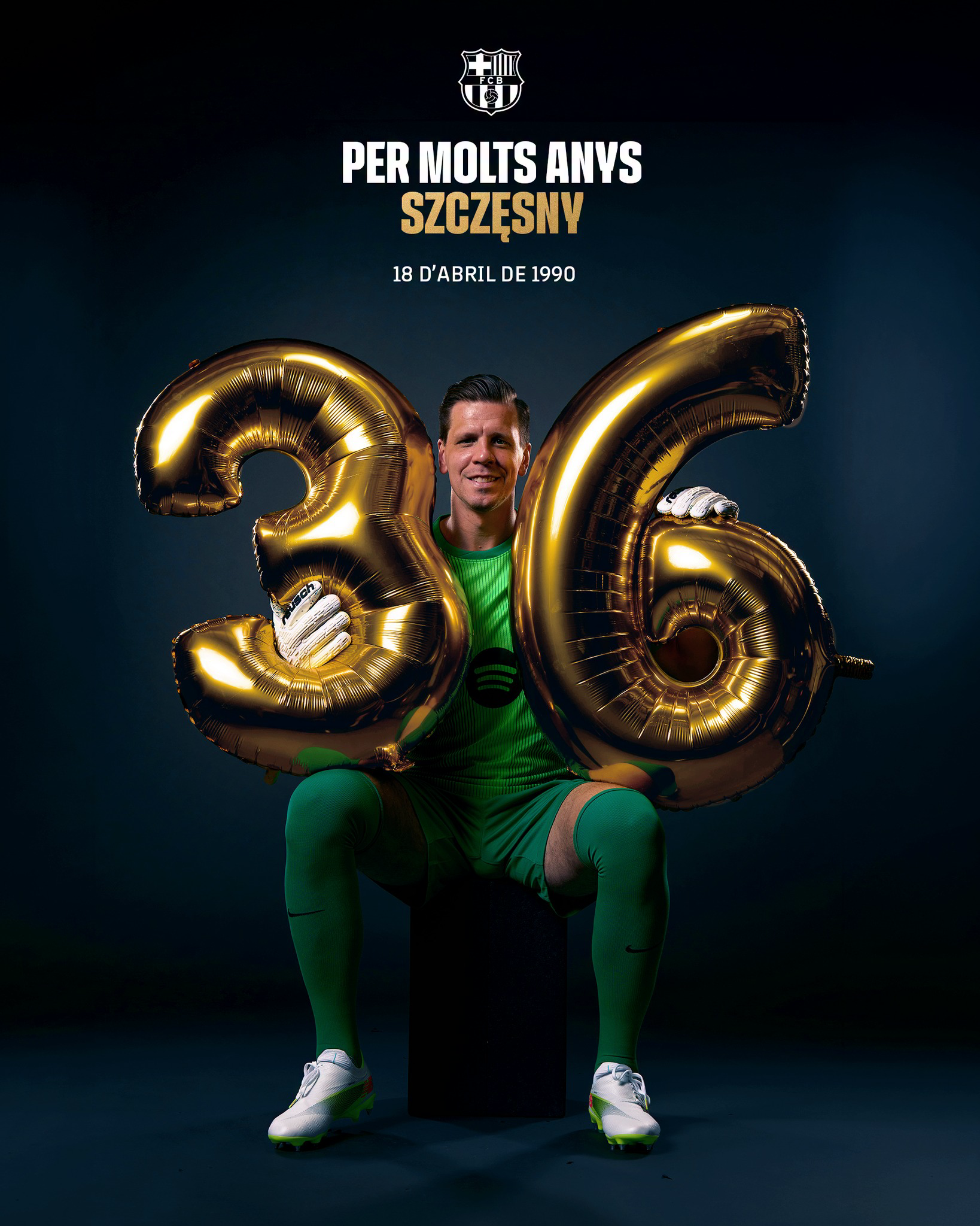 Happy birthday to the one and only, Tek! 🎂🫶

Per molt anys, Szczęsny! 🎁
¡Feliz cumple, Tek! 🎉