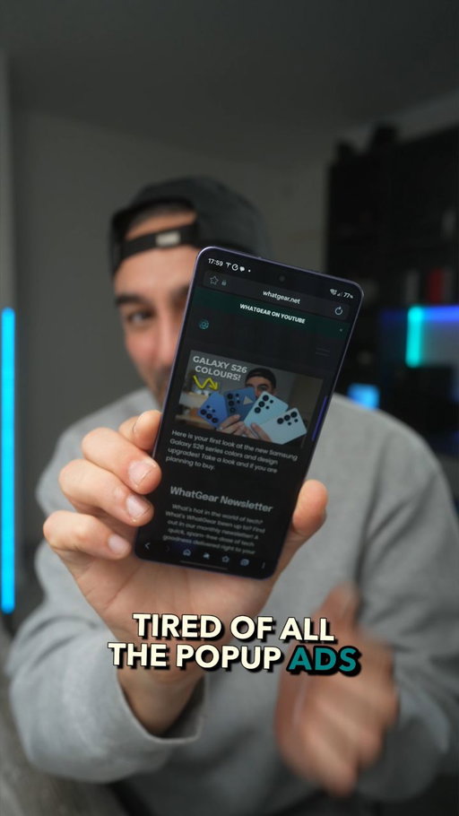 There's a hidden Samsung Galaxy feature on your phone that blocks ads and it's OFF. Here's how to find it if you're tired of annoying pop-ups in your welcome browser. 📱🚫 #SamsungGalaxy #GalaxyS26 #tipsandtricks @samsunguk