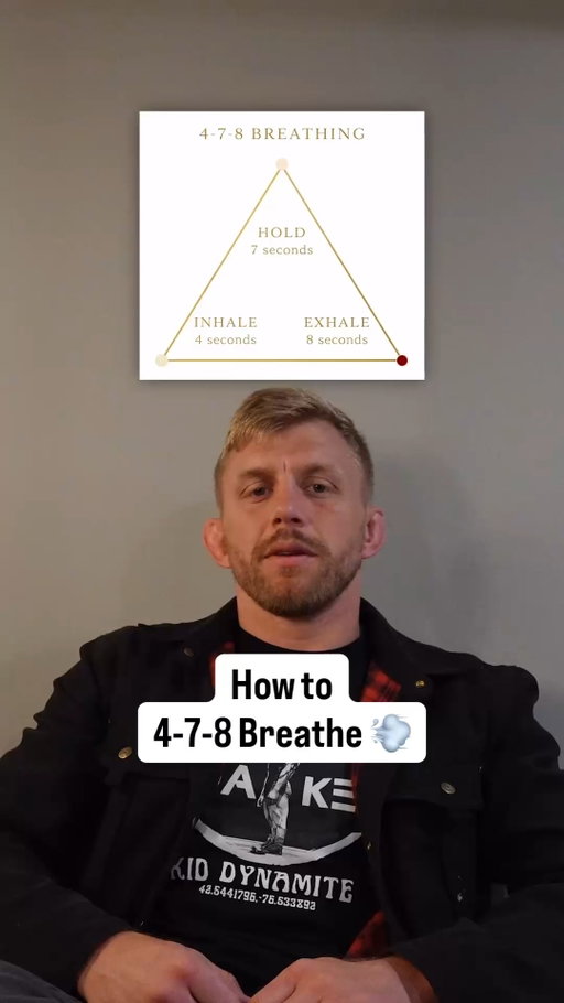 Benefits of the 4-7-8 Breathing Technique ⬇️

❤️ Your heart rate drops. Inhaling for 4 counts, holding for 7, exhaling for 8 forces your body out of fight or flight and into rest mode. Your heart literally slows down on command.

🧠 Brain fog clears. The extended hold floods your brain with oxygen. That heavy, cloudy feeling you've been carrying around? Gone in under 60 seconds.

😮‍💨 Anxiety loses its grip. When your breath slows, your nervous system gets the signal that you are safe. 

4 seconds in. Hold for 7. Out for 8.

Save this for the next time your mind won't shut off.