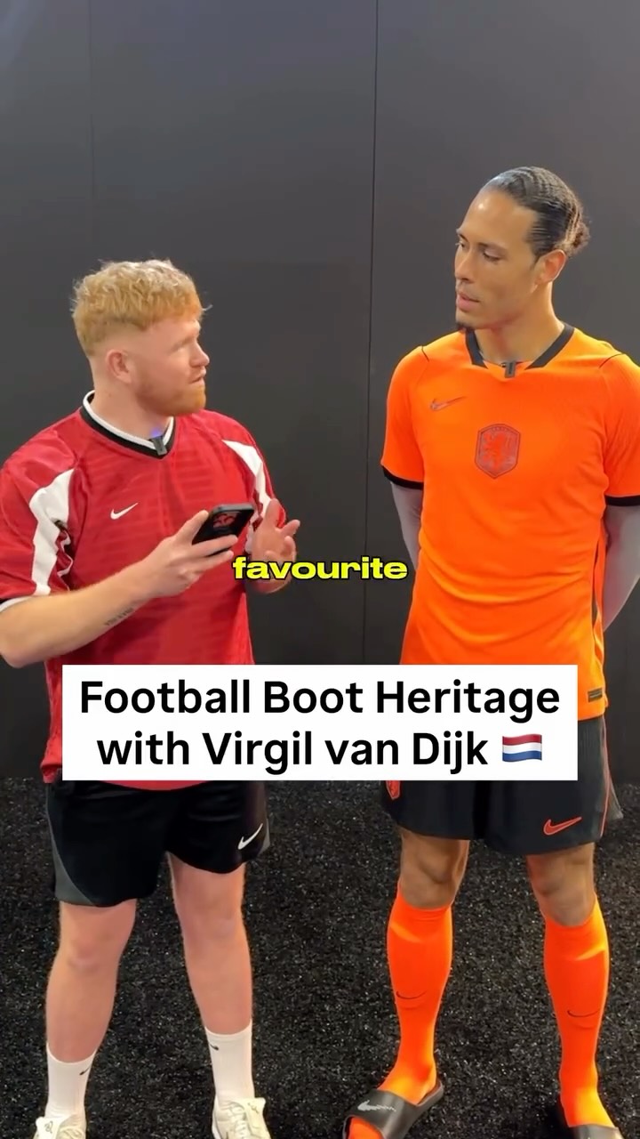 Virgil van Dijk’s FAVOURITE boots are… 🤷🏼‍♂️👀
-
Some absolute classics in conversation here, a true Tiempo player through and through! 😮‍💨 @virgilvandijk 
-
#nikefootball #tiempo #footballboots #virgilvandijk #vandijk