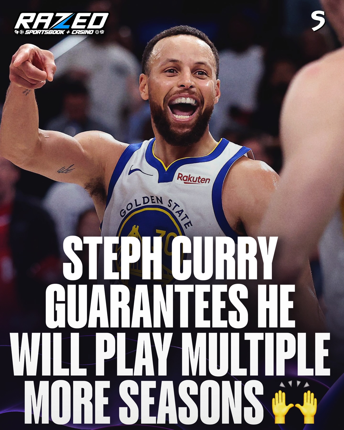 Selfishly I need as many seasons of Steph Curry as I can get 🔥