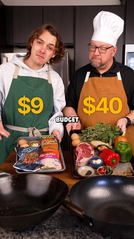 $9 vs $40 fried rice with my Dad!