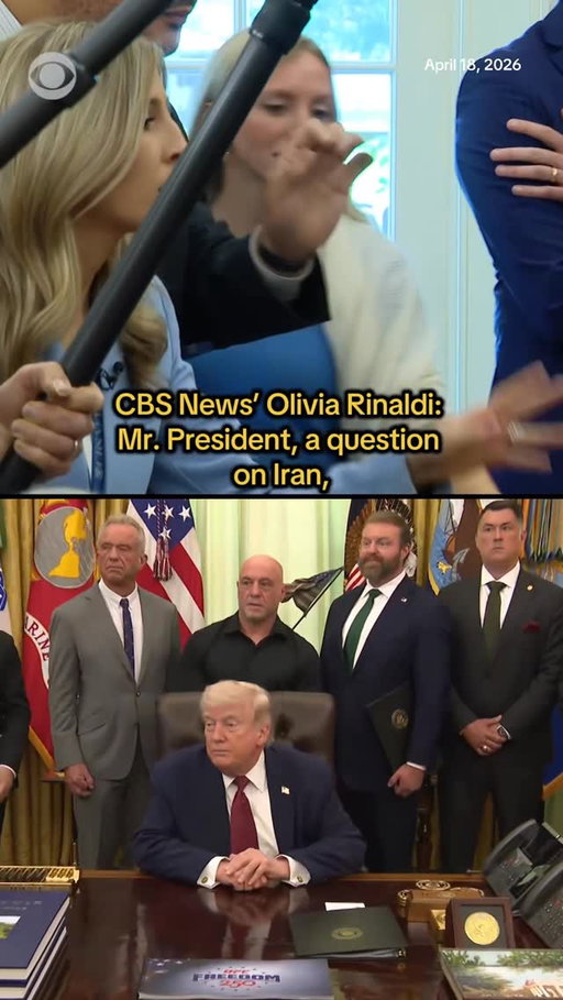 President Trump declined to answer CBS News’ @livrinaldi_’s question on reports of Iranian gunboats shooting at vessels in the Strait of Hormuz Saturday morning.

This comes after the United Kingdom Maritime Trade Operations Centre announced there were apparent attacks on ships in the strait, with the British military confirming two Iranian gunboats fired at a tanker.