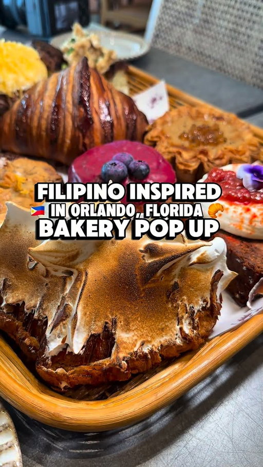 Filipino inspired bakery popup in Orlando?? 

Kapé Kaya is a new Saturday morning bakery pop up concept inside Kaya Orlando (618 N Thornton Ave, Orlando) featuring small-batch Filipino and globally inspired pastries served from about 9:30am until 12pm Noon. The rotating menu focuses on laminated pastries, breads, and playful sweets such as the Filipino Cuban Bearclaw (longanisa, spam, gouda), Ensaymada Cruffins, donuts, Hong Kong milk tea egg custard tarts, spring pea focaccia, ube fritters, calamansi meringue croissants, and thick brown-butter cookies. 

Because production is all handmade and limited, menus change weekly and popular items often sell out early. @kaya.orlando @chefclaricelam 

The pastry program at Kaya is led by pastry chef Clarice Lam, a nationally recognized by the James Beard Foundation for her pastry work and culinary education. She studied at The French Culinary Institute and graduated with a Grand Diplôme in Classic Pastry Arts, having worked previously at acclaimed establishments including Thomas Keller’s Bouchon Bakery, Jean-Georges Vongerichten’s Spice Market, and as the executive chef at The Chocolate Room in Brooklyn. 

At Kapé Kaya she oversees the rotating pastry menu and small-batch production that defines the concept. 

Check them out soon on Saturday mornings @kaya.orlando and follow @tastychomps for more!