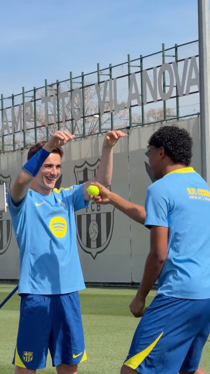 Gavi & Lamine. Your favorite duo.🤹‍♂️😂