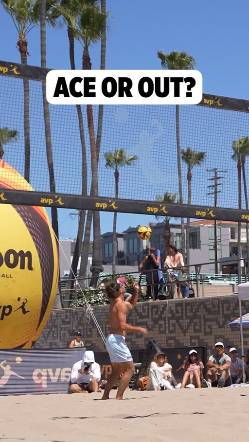 What’s the call ⁉️
DJ Klasnic sends a skyball worth a debate — AVP League Qualifier #3.