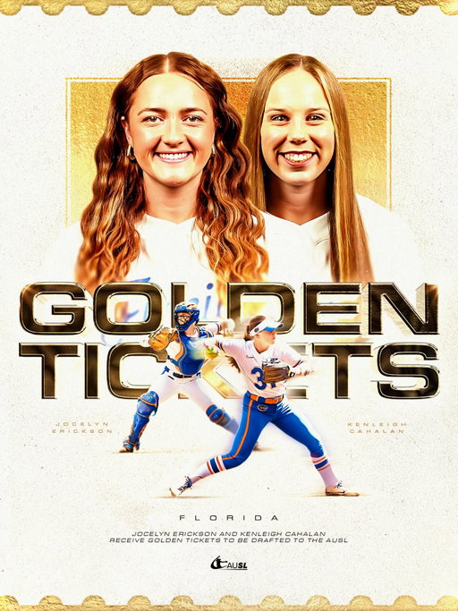Golden, but make it a duo ✨

Jocelyn Erickson and Kenleigh Cahalan have both received a golden ticket to be drafted into the AUSL!