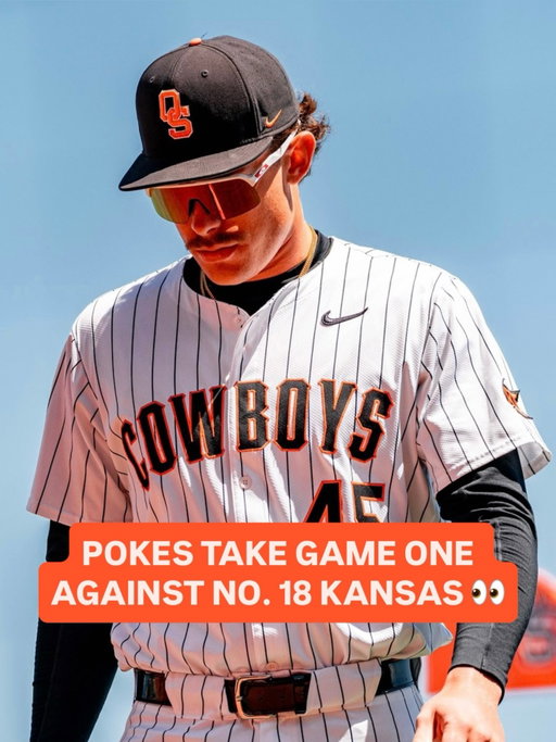 EVERYONE SAY YEEHAW 🤠

@osubaseball grabs game one against No. 18 Kansas, 13-2!

#NCAABaseball