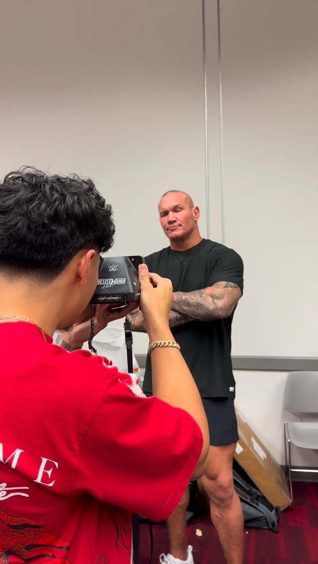 Day 1 of taking Polaroids of WWE superstars for our WrestleMania 42 Polaroid album @fanaticsauthentic @fanatics @wwe #polaroid #WWE #wrestlemania