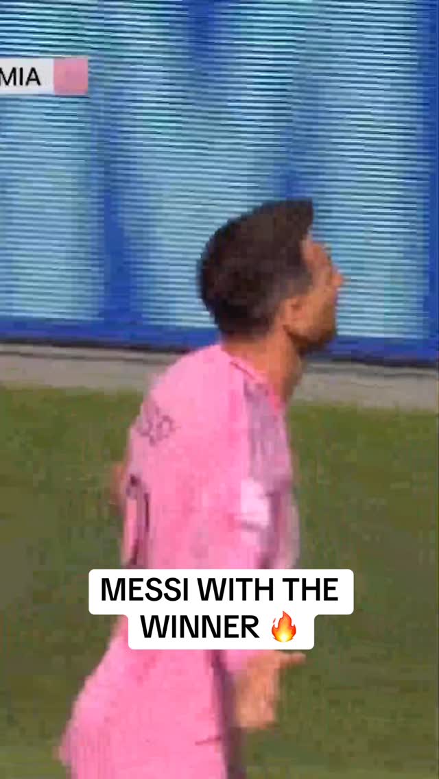 Lionel Messi just continues to do Lionel Messi things for Inter Miami!

(via: @mls)