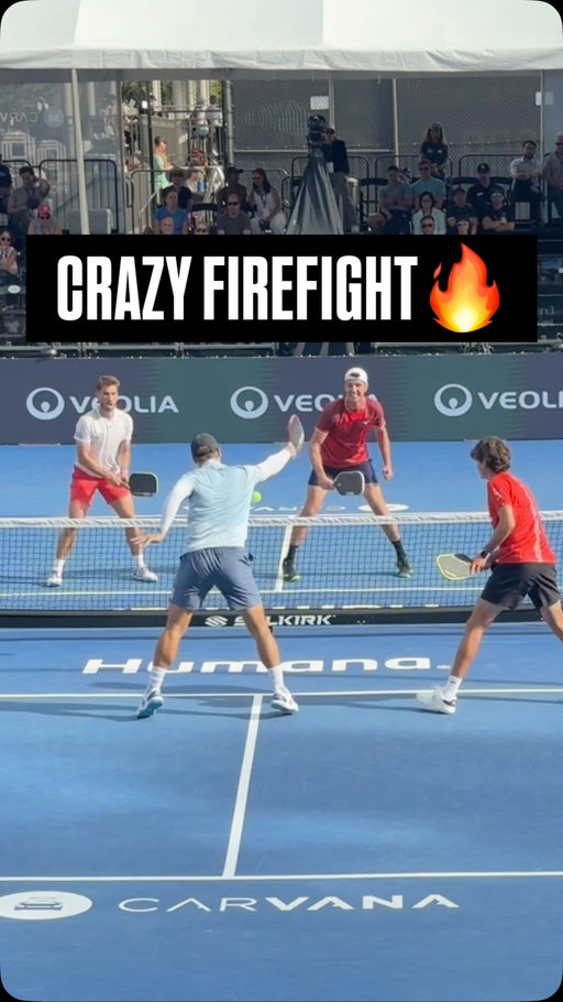 Firefights in pickleball >>>

@benjohns_pb @gabe_tardio @andreidaescupkl @federico_staksrud
