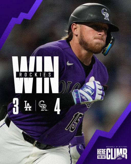 That’s a ROCKIES W 🔥