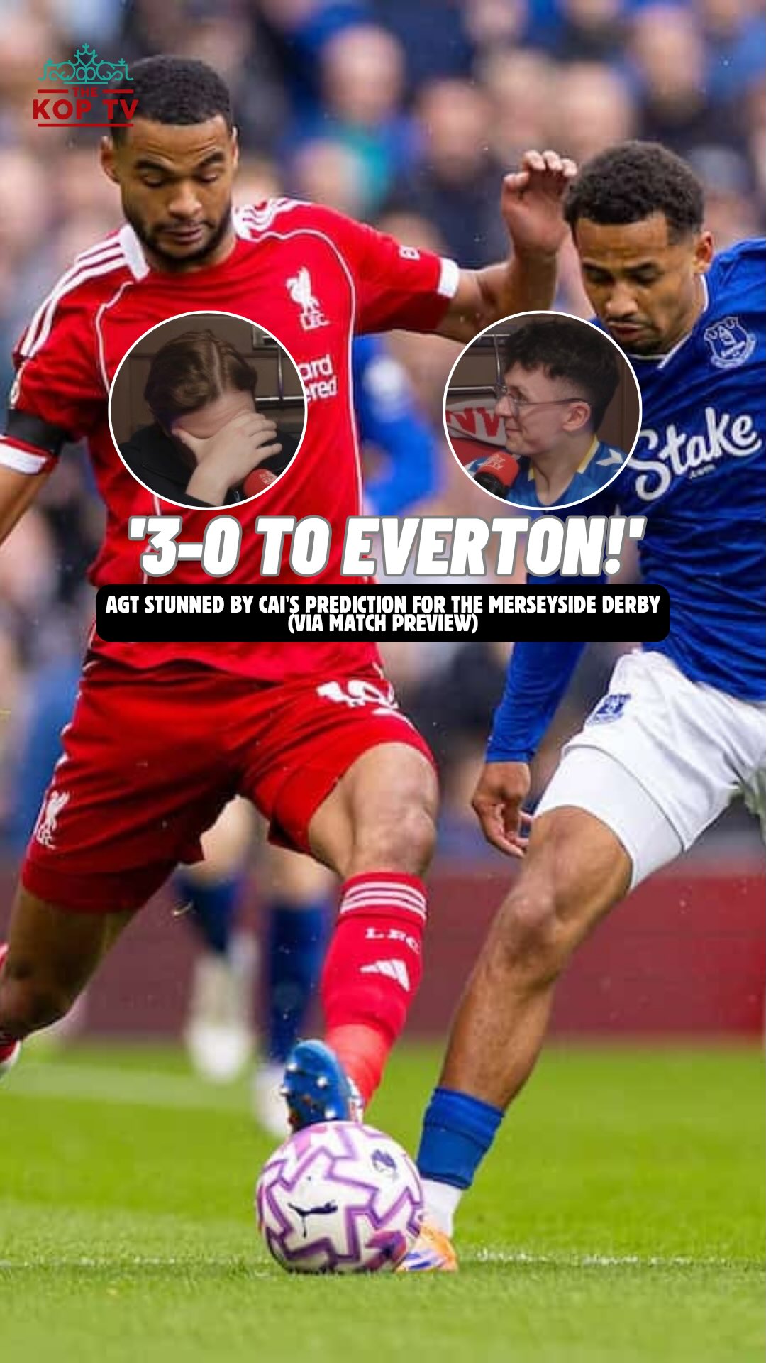 ‘3-0 TO EVERTON!’ 🤯

AGT STUNNED by Cai’s prediction for the Merseyside Derby 👀