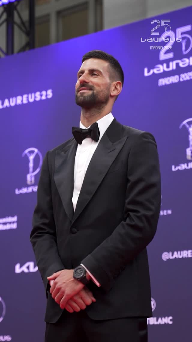 From the Red Carpet to the stage 🎙️
 
Delighted that five-time Laureus World Sportsman of the Year Novak Djokovic will be hosting the Laureus Awards with Eileen Gu.
 
#Laureus26