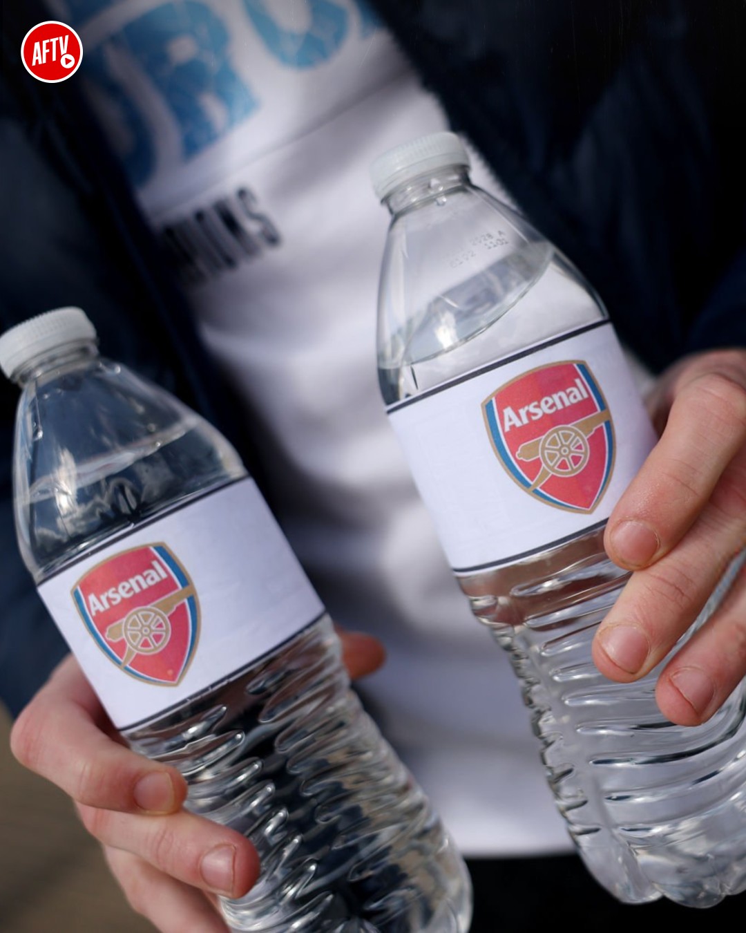 Manchester City fans have placed Arsenal branded bottles outside the stadium. 

Need any more motivation? 🫵