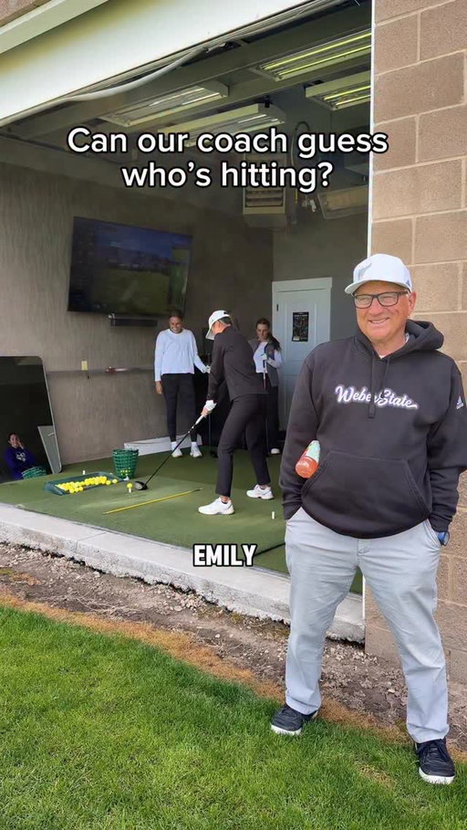 Coach got humbled real quick #d1 #golfteam #girlgolfteam #viralgolfvideos