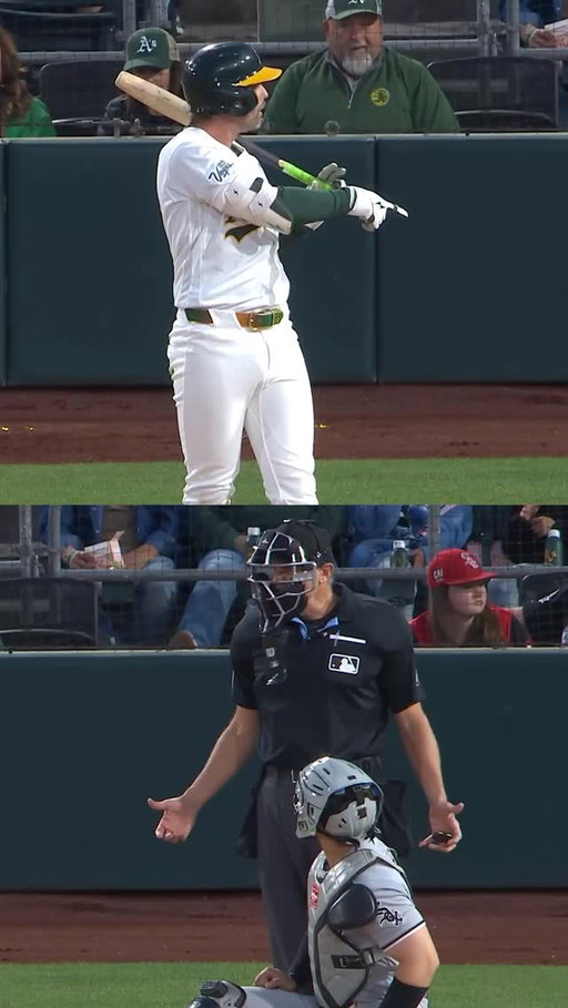 Catcher challenged but the umpire didn’t see it. Jeff McNeil told the ump the catcher challenged because he knew it was a ball

#baseball #mlb #umpire #whitesox #sports