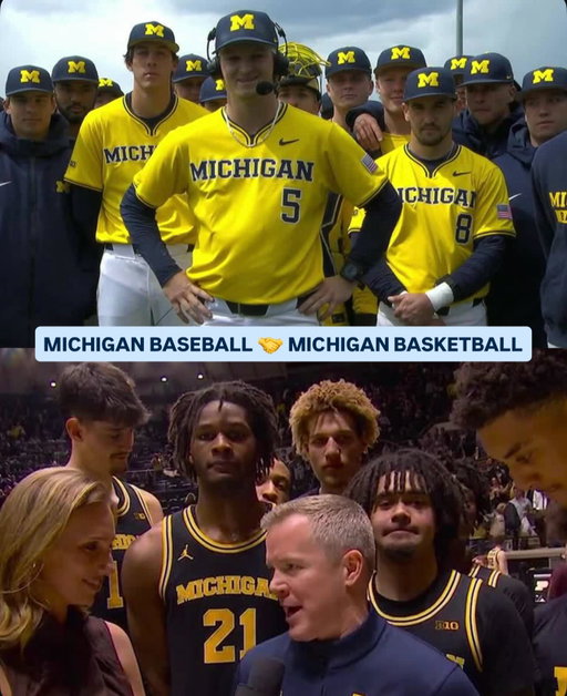 “It’s kind of a Michigan tradition. Morez from the basketball team started it, so we just follow up with it.” 〽️