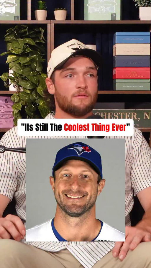 He is still starstruck 🤩 #bluejays #mlb #maxscherzer