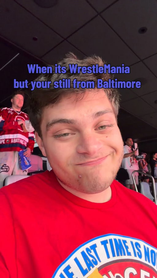 Always gotta rep. 💜 #thenextnetwork #joshberman #wrestlemania #baltimoreravens #sports