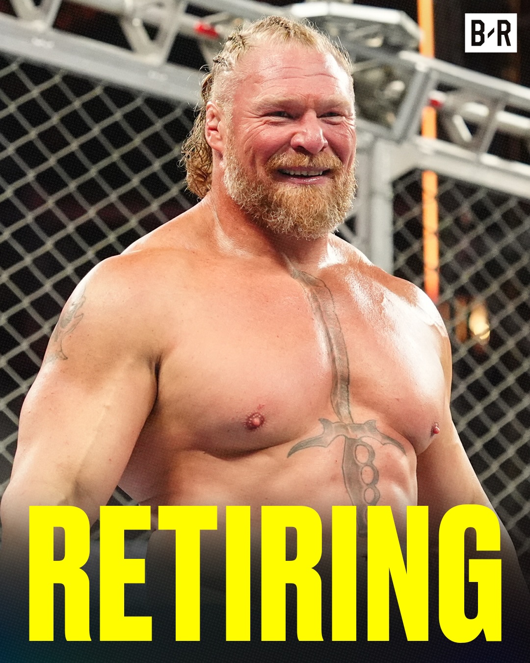 Brock Lesnar appears to be retiring from WWE 🚨

Lesnar left his gear in the ring after being defeated by Oba Femi at WrestleMania