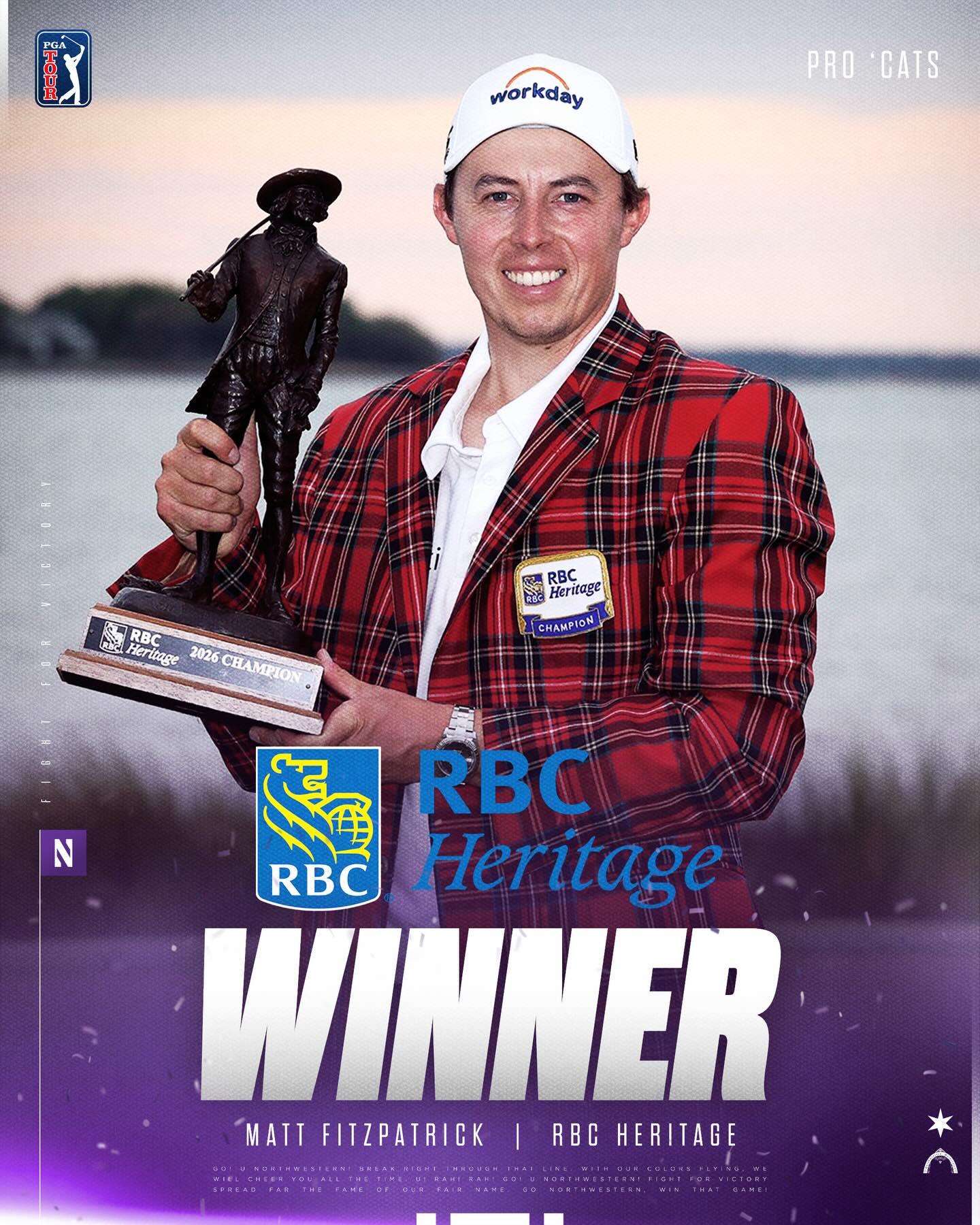 Playoff Victory ✖️2⃣

Matt Fitzpatrick defeats World No. 1 Scottie Scheffler in a playoff to win his second career RBC Heritage!